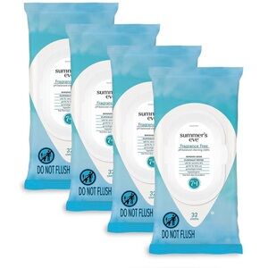 Summer’s Eve Fragrance Free Feminine Wipes-4 Packs
